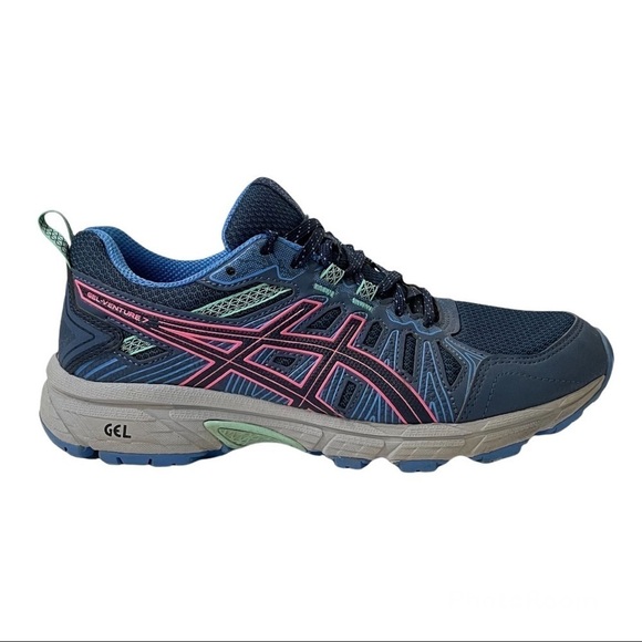 ASICS Gel Venture 7 trail running sneakers sz 7 - Picture 1 of 9